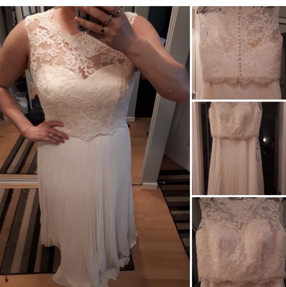 Cocomelody  Two Piece Wedding Dress